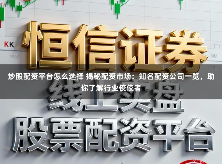 炒股配资平台怎么选择 揭秘配资市场：知名配资公司一览，助你了解行业佼佼者